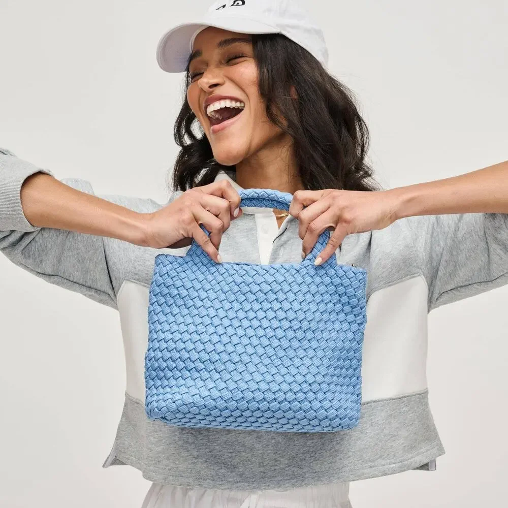 Sky's The Limit Small Sustainable Crossbody Bag | Azure